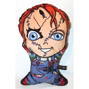 Chucky Childs Play Good Guys Shaped Pal-O Plush Throw Pillow 20 x 13 Horror Deco